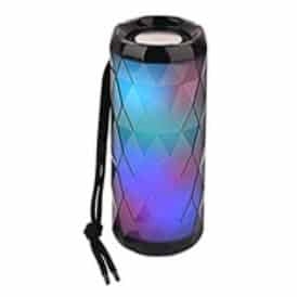 Bluetoothhøyttaler (5W) med kule LED-lyseffekter og dobbel bass