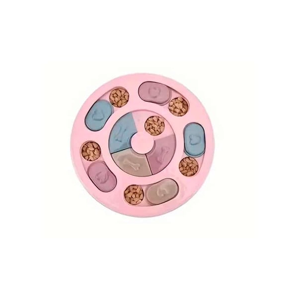 Interaktivt Rundt Hundepuslespil