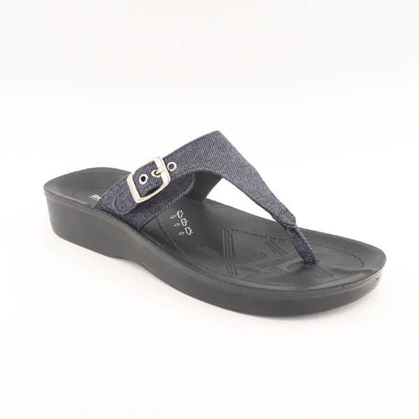 Sandaler Aerosoft model Blue Canvas m/tåsplit