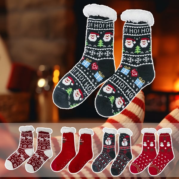 Koselige julesokker - Forskjellige mønstre - Unisex -