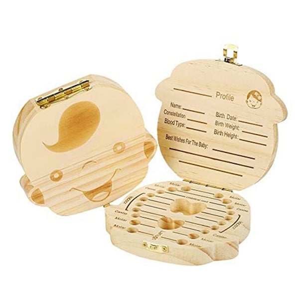 Tooth box for storing milk teeth