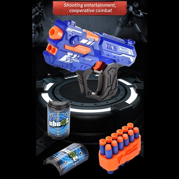 Soft Bullet "Super Shoot" – 4 forskjellige, superkule pistoler