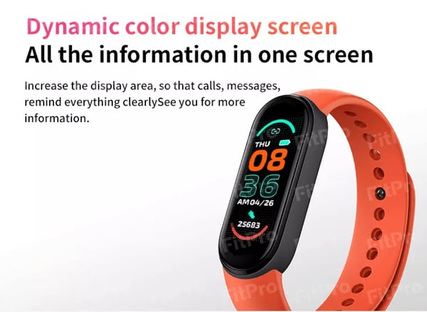 Smartwatch with Heart Rate and Blood Pressure Monitor