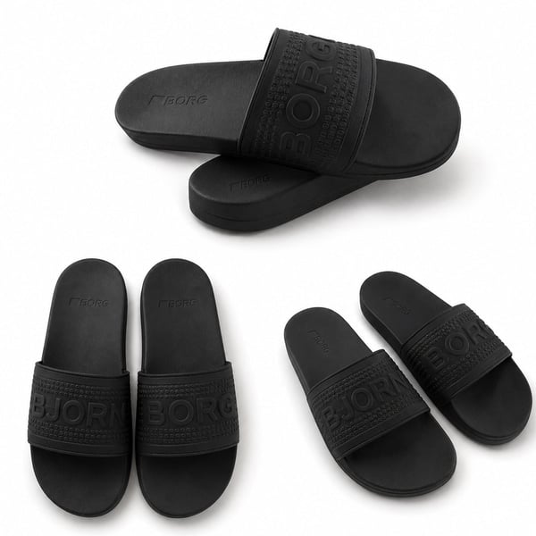 Slippers / Badesandaler fra Björn Borg Sandaler i Sort eller Marineblå