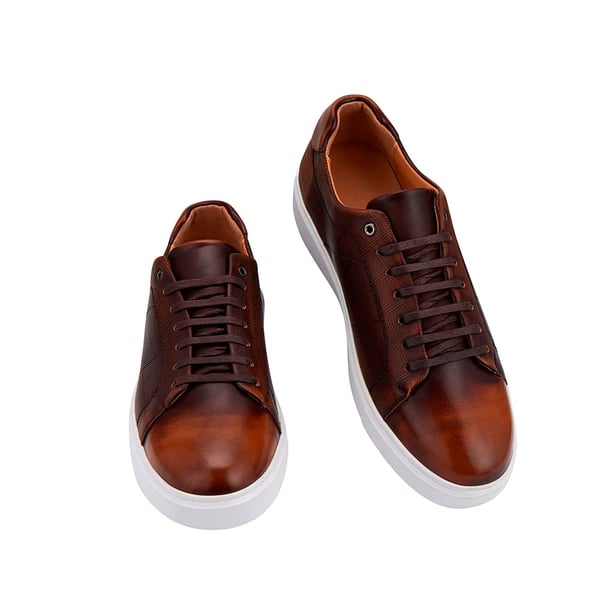 Herrsneakers, brun