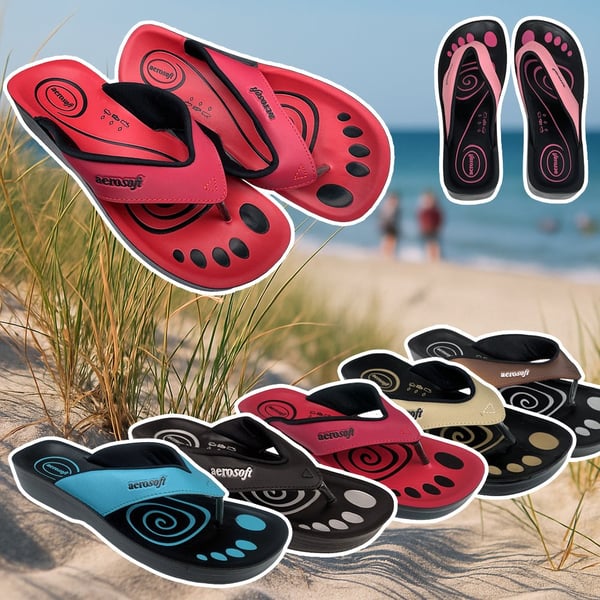 Sandaler Aerosoft - Model 801 - i mange farver