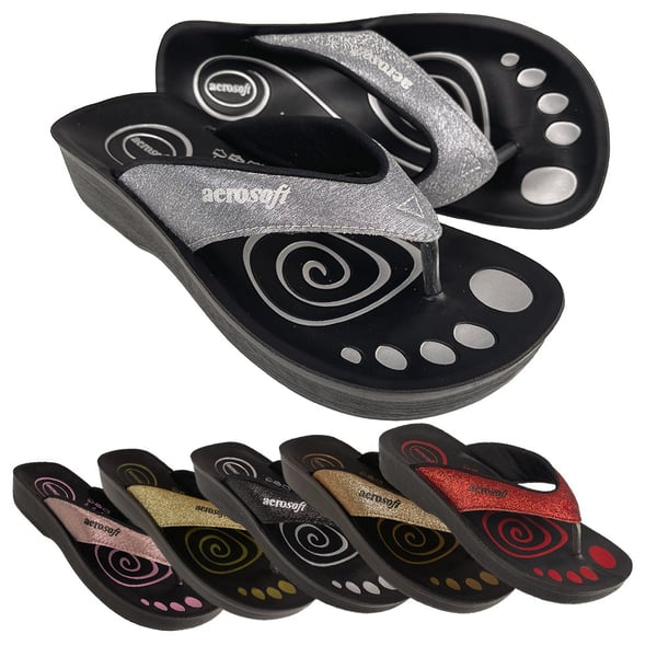 Aerosoft Sandaler Modell 825 med Glitter