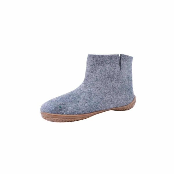 Uldstøvle (100% ren uld) m/Gummisål - Dansk Design fra SHUS
