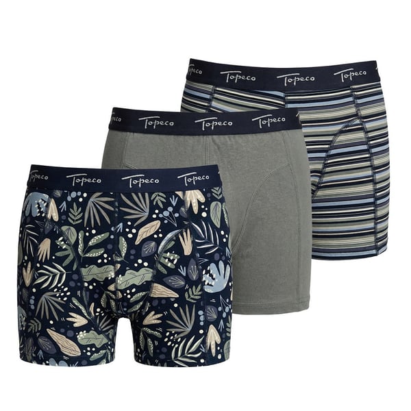 Topeco Regular boxer bomullsstretch 3-pack
