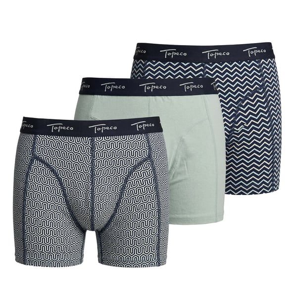 Topeco Regular boxer bomullsstretch 3-pack