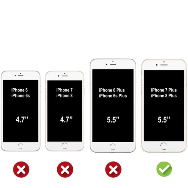 Gennemsigtig Taske iPhone 7/8 Plus Transparent TPU