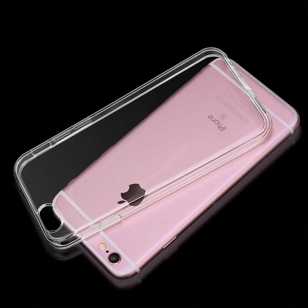 Läpinäkyvä kumi iPhone 6 / 6s Plus  Läpinäkyvä TPU