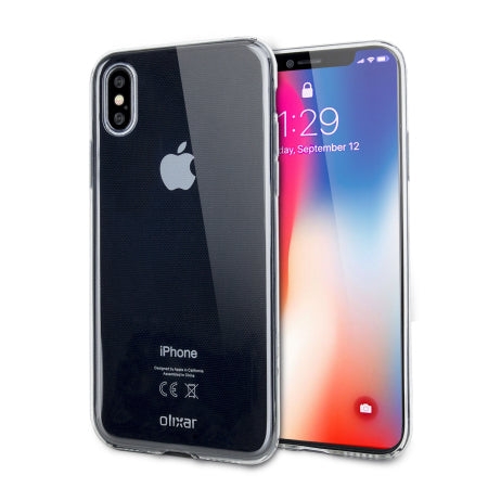Läpinäkyvä kumi iPhone X/Xs  Läpinäkyvä TPU