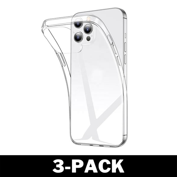 Läpinäkyvä Kumi iPhone 13 Pro Max Transparent TPU