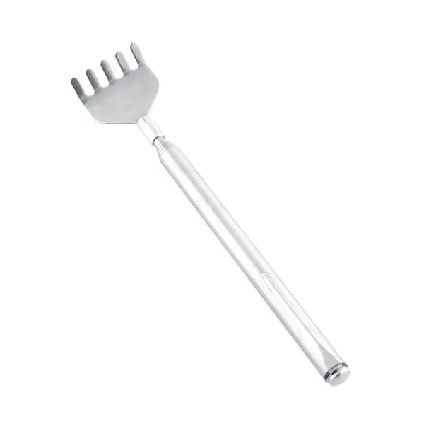 Teleskooppinen selkäraapuri - 15 cm / 50 cm avattuna hopea