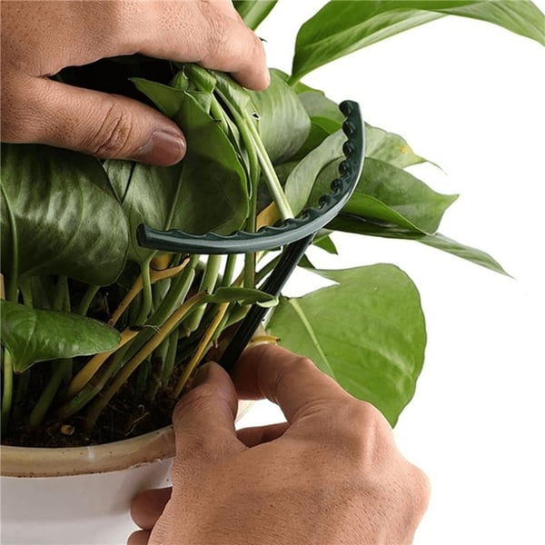 Pottestøtte - Støtte til planter & blomster - 4 dele sæt - 14 cm