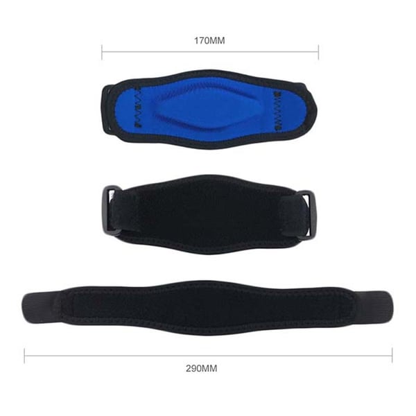 Tennisarmbåge Strap - Skydd vid Öm Armbåge Unisize Röd