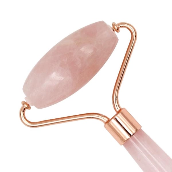 Naturlig Gua Sha Roller - Ægte mineralRoller – Rose Quartz