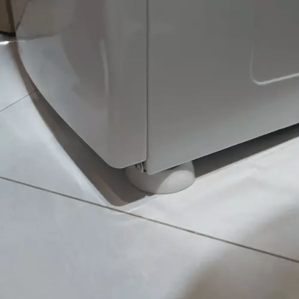 4 stk Anti-Vibration Stødabsorberende puder Hvid