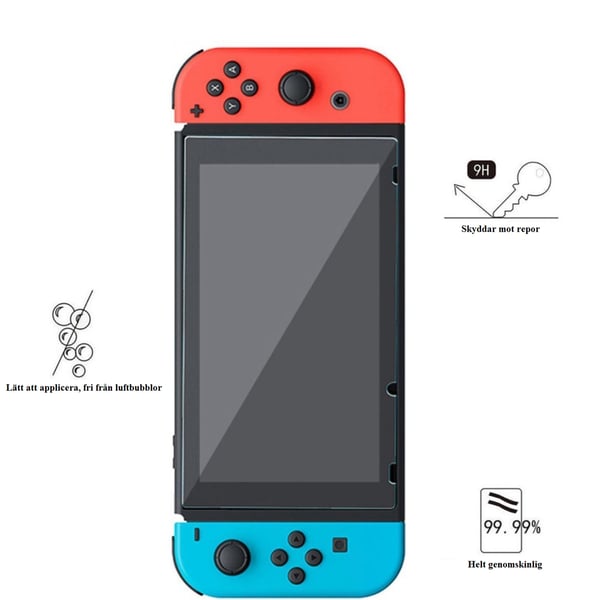 Skærmbeskytter kompatibel med Nintendo Switch