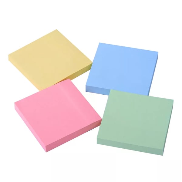 Självhäftande Notislappar - Sticky Notes Flerfärgade