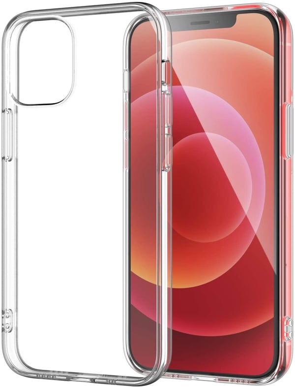 Läpinäkyvä kumi iPhone 12  Läpinäkyvä TPU