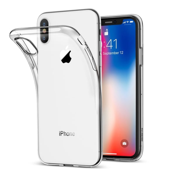 Läpinäkyvä kumi iPhone X/Xs Max  Läpinäkyvä TPU