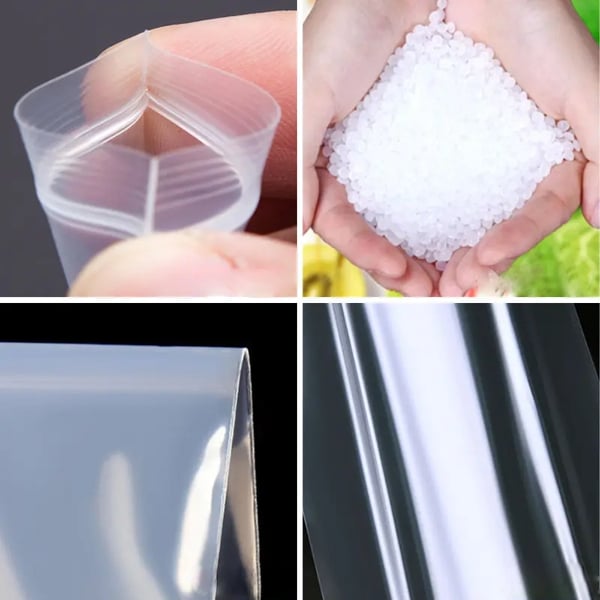 Multipack vetoketjukassit - 14x14 cm läpinäkyvä