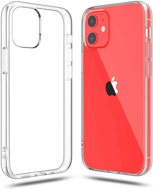 Gennemsigtigt cover til iPhone 12/12 Pro - Gennemsigtigt TPU