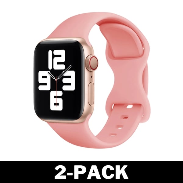Silikoninen rannekoru Apple Watchille 38/40/41 mm Pinkki S