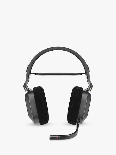 Alkuperäinen Corsair HS80 RGB langaton over-ear -pelikuulokemikrofoni - Musta