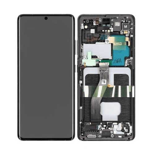 Original Samsung Galaxy S21 Ultra LCD Skærm - Phantom Black