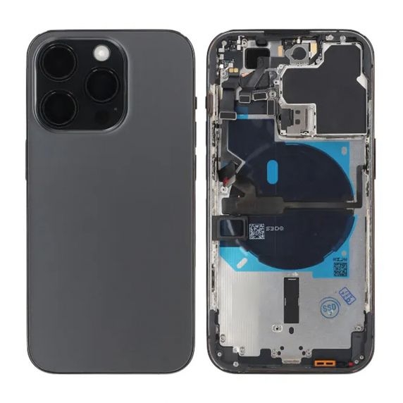 iPhone 14 Pro Bagside med Komplet Ramme - Grafit