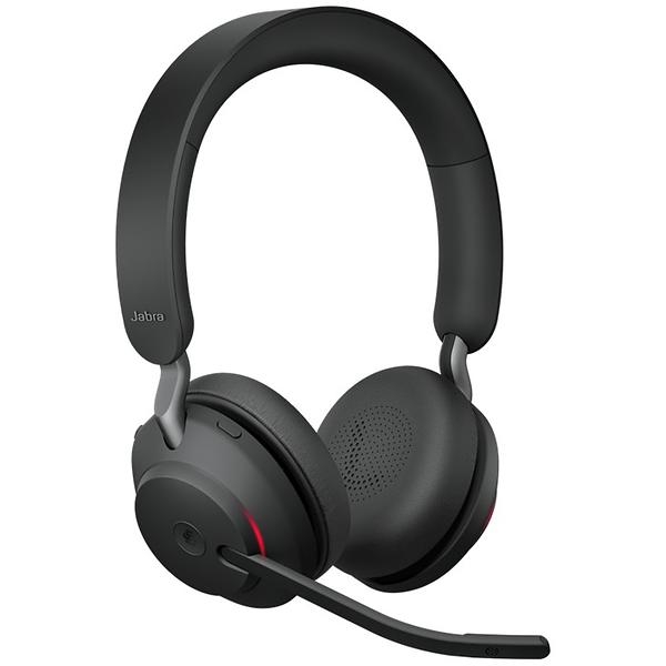 Original Jabra Evolve2 65 MS Stereo Trådløst On-ear Headset - Sort