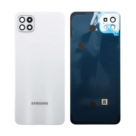 Samsung A22 5G Bagside med tape - Hvid