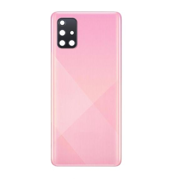 Samsung Galaxy A71 Bagside med tape - Pink