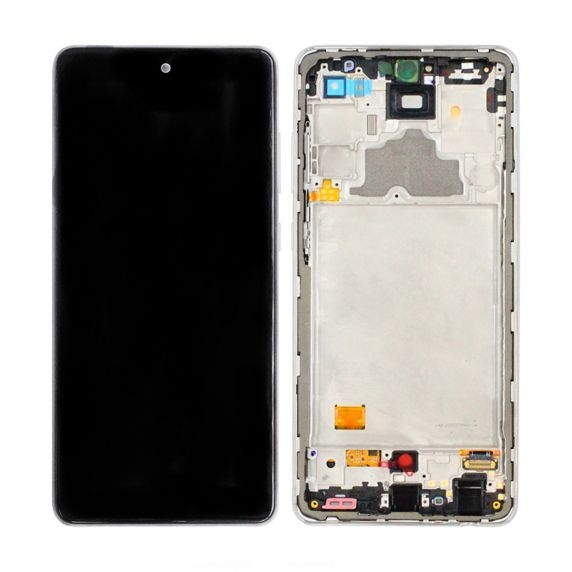 Samsung Galaxy A72 4G LCD-näyttö alkuperäinen - Valkoinen