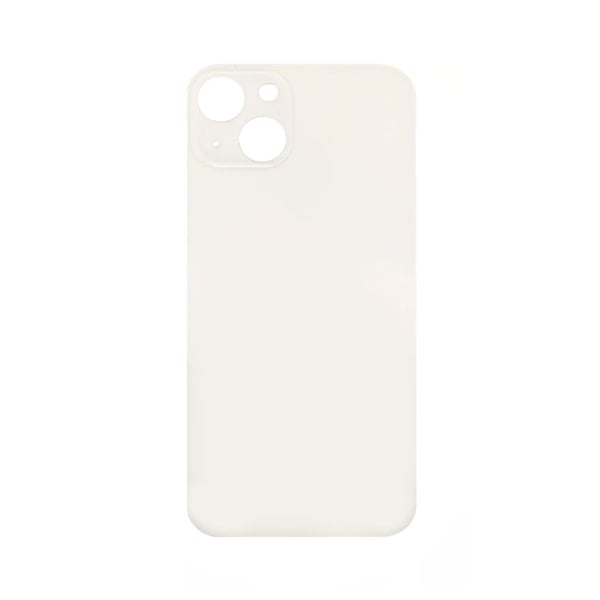 iPhone 13 Bagside Glas med tape - Hvid