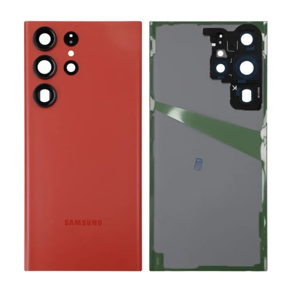 Samsung Galaxy S23 Ultra Takakansi teipillä - Punainen