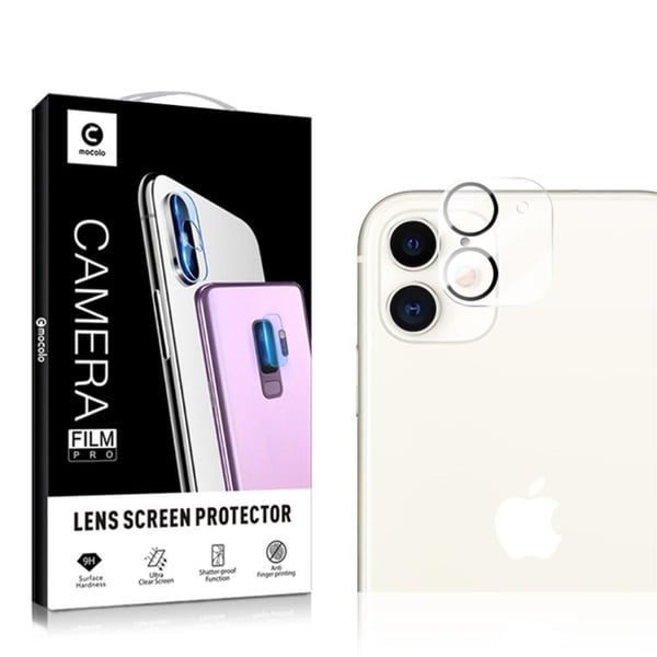 MOCOLO Linsebeskyttelse i Hærdet Glas til iPhone 11