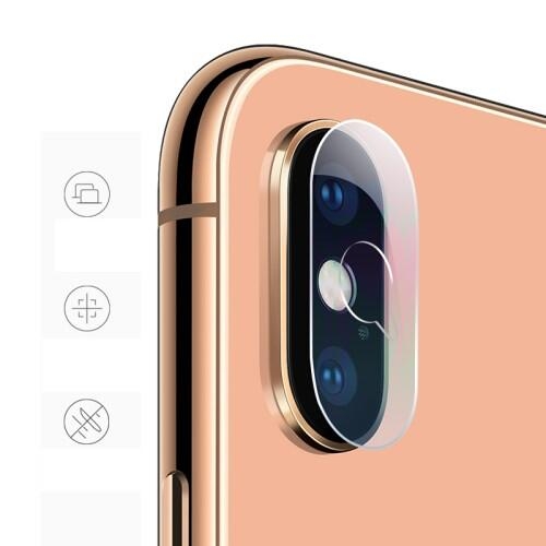 MOCOLO Karkaistusta lasista valmistettu linssinsuojus iPhone XS -puhelimelle