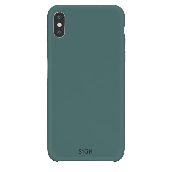 SiGN Liquid Silicone Case til iPhone XS Max - Mint