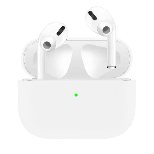 SiGN Ultra-slim Silikoneetui til Opladningsetui for Apple AirPods Pro - Hvid