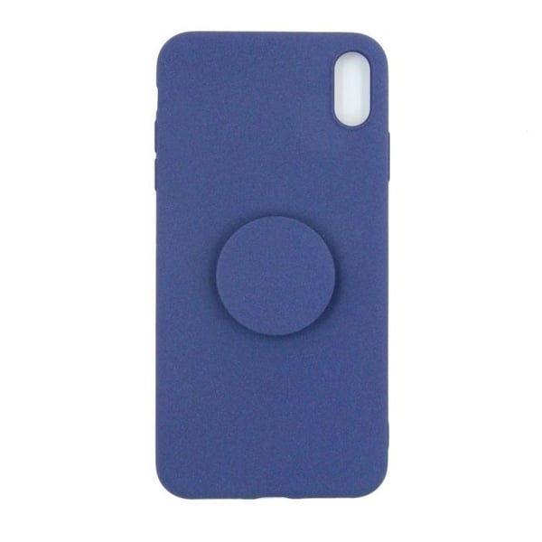 iPhone XS Max Cover med Kickstand Stativ TPU - Blå
