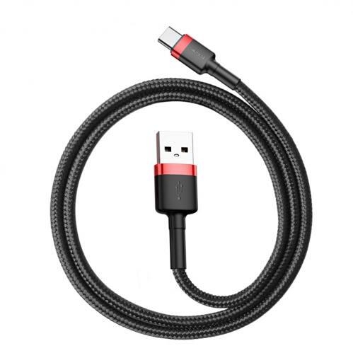 Baseus Cafule USB-C -kaapeli 3A 0,5 m - Musta