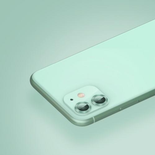 Baseus Alloy Linssisuoja iPhone 11 - Vihreä