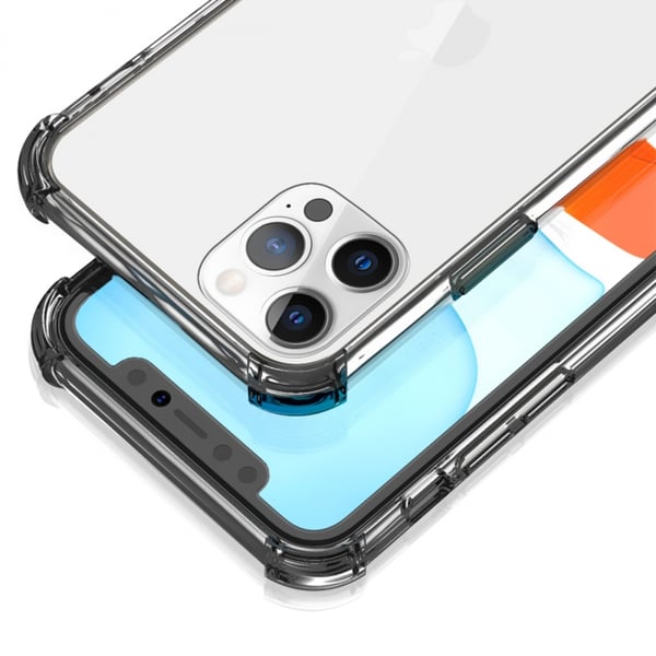 Stødsikkert Cover til iPhone 12/12 Pro Høj kvalitet - Sort