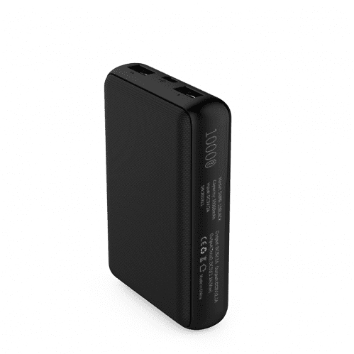 SiGN Mini 10.000 mAh powerbank med Display - Sort