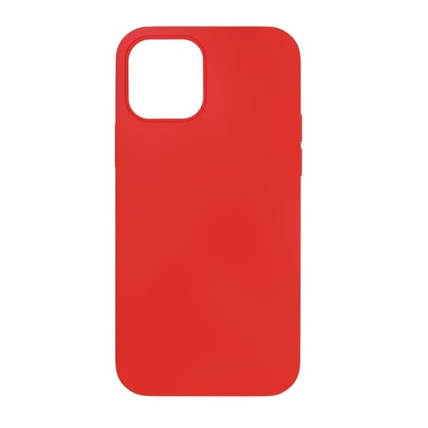 iPhone 12/12 Pro Soft Silikon Skal Hög kvalité - Röd