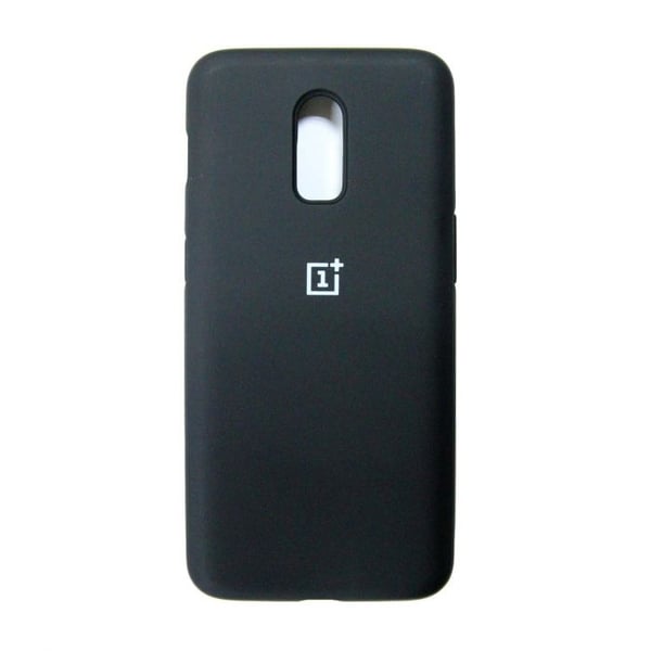 OnePlus 6T Silikonikuori - Musta